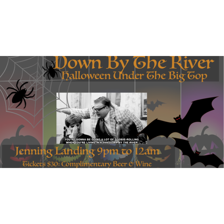 Down by the The River Halloween under the Big Top Flyer