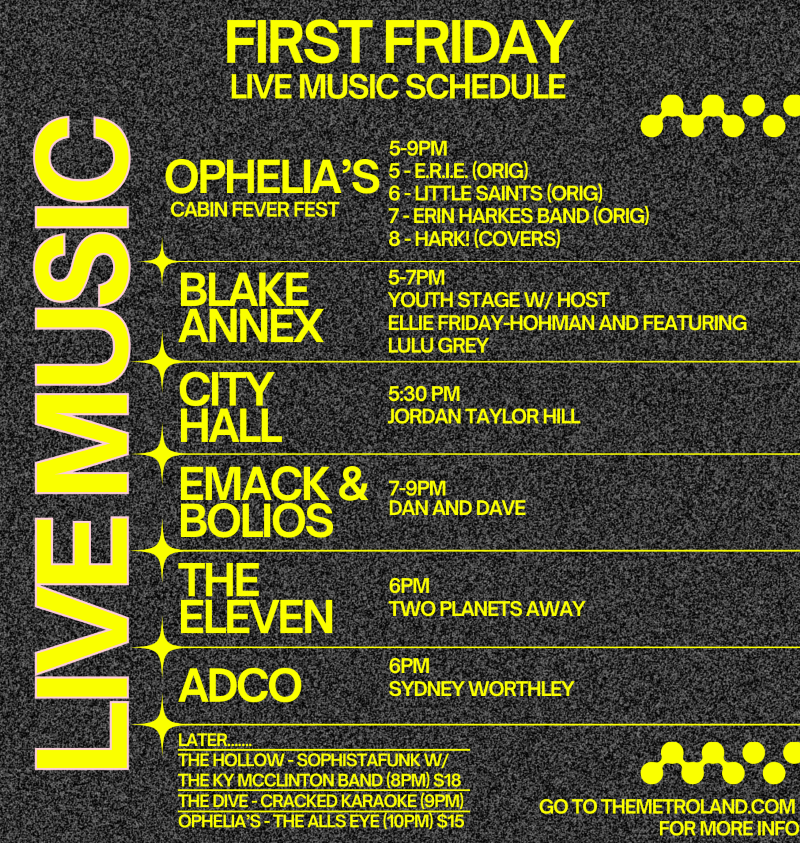 First Friday Graphic