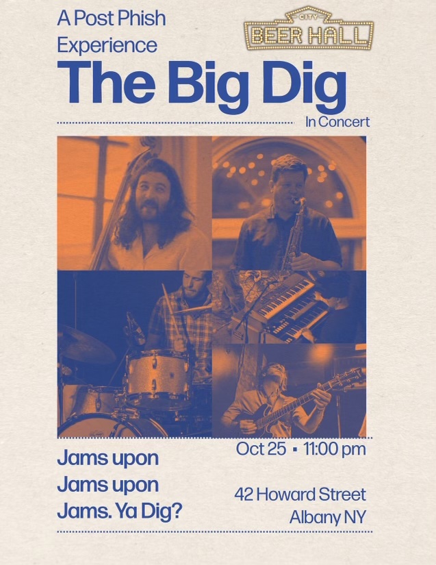 The Big Dig concert poster