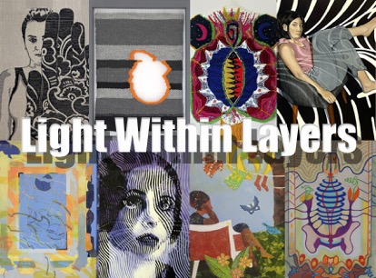 Light Within Layers graphic of artwork in exhibit