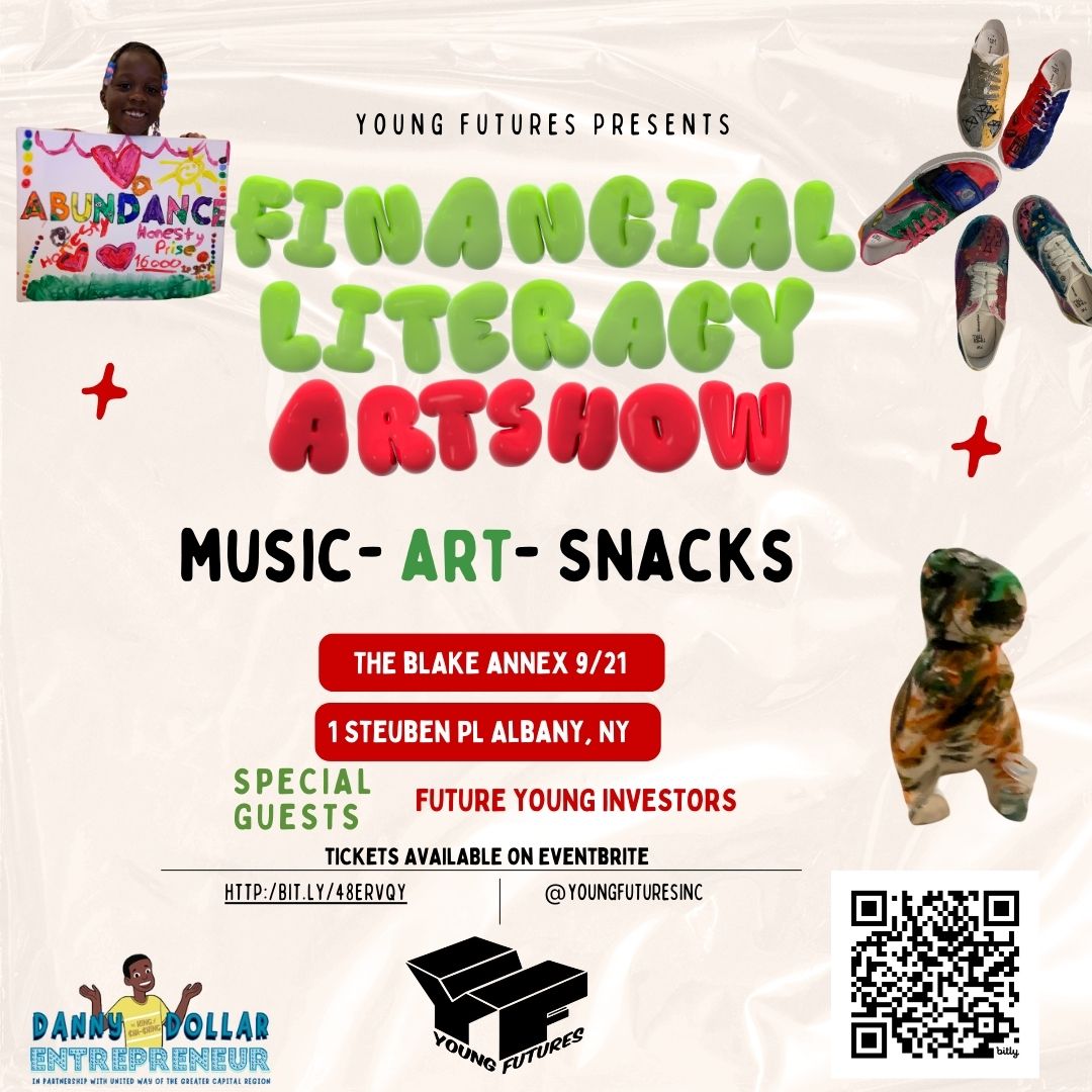 Financial Literacy Art Show Flyer