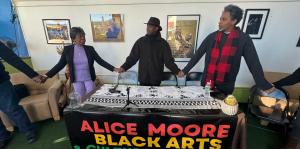 Representatives of the Alice Moore Black Arts & Cultural Center