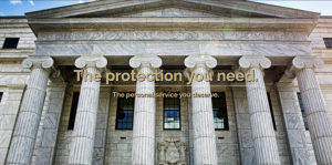 New York State Court of Appeals with slogan: The protection you need. The personal service you deserve. 