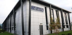 Building with NYSTEC sign