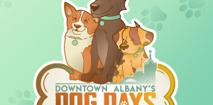 Downtown Albany's Dog Days Flyer