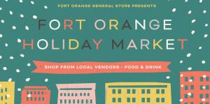 Holiday Market flyer with details on the vendors