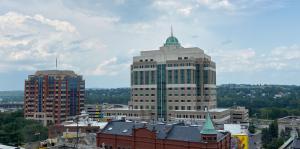 Rooftop view of albany buildings