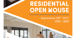 Residential Open House graphic flyer