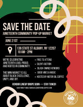 Juneteenth Pop-Up Market flyer