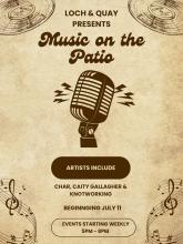 Music on the Patio graphic