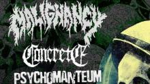 Malignancy album release flyer