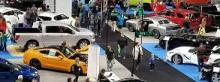 Aerial shot of the Albany Auto Show