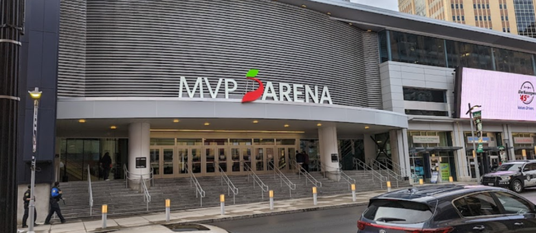 Outside of MVP Arena