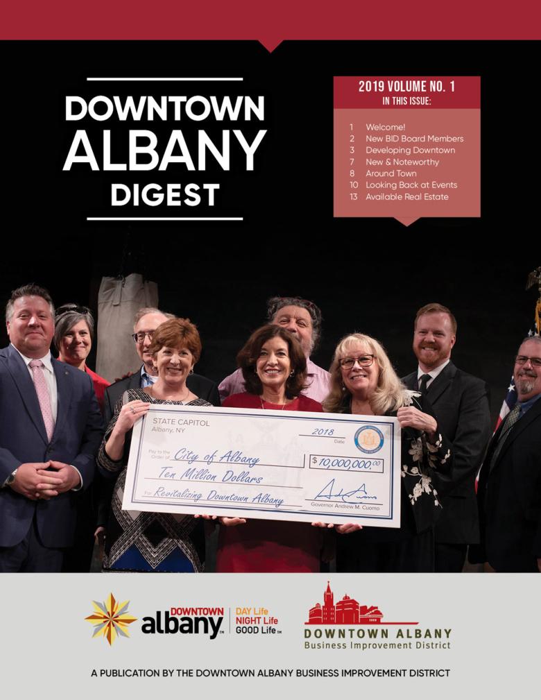 Downtown Albany Digest publication cover