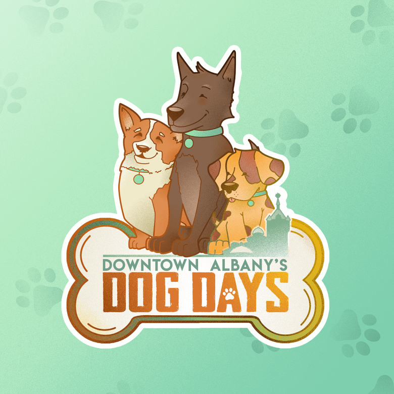 Downtown Albany's Dog Days Flyer
