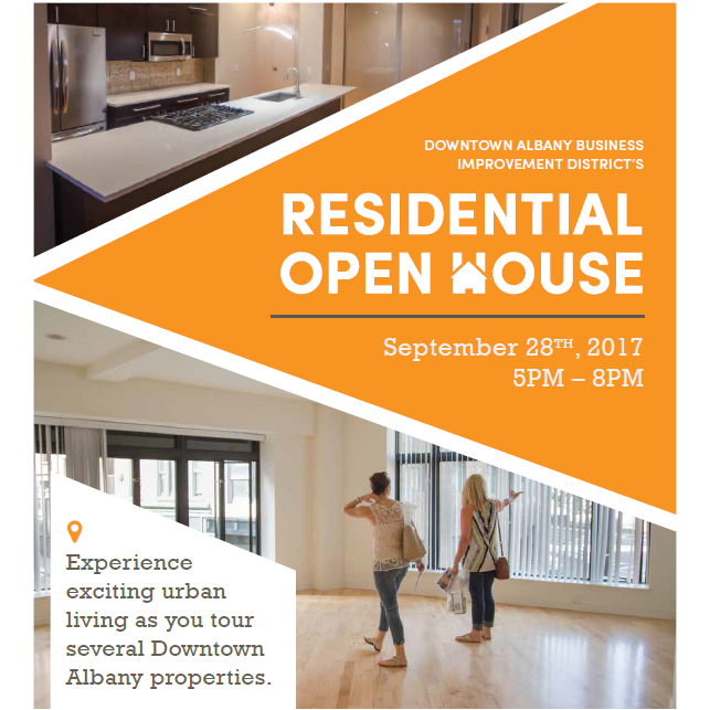 Residential Open House graphic flyer