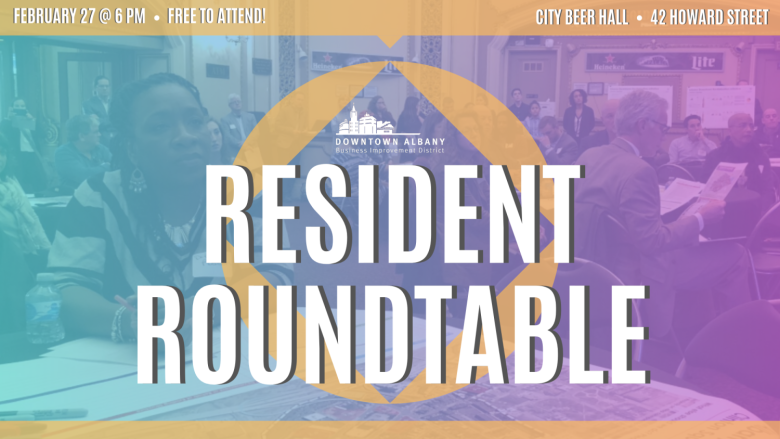 Flyer for Resident Roundtable Event